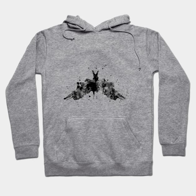 Rorschach card 5 Hoodie by RosaliArt